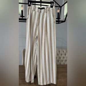Lioness stripped linen pants xxs